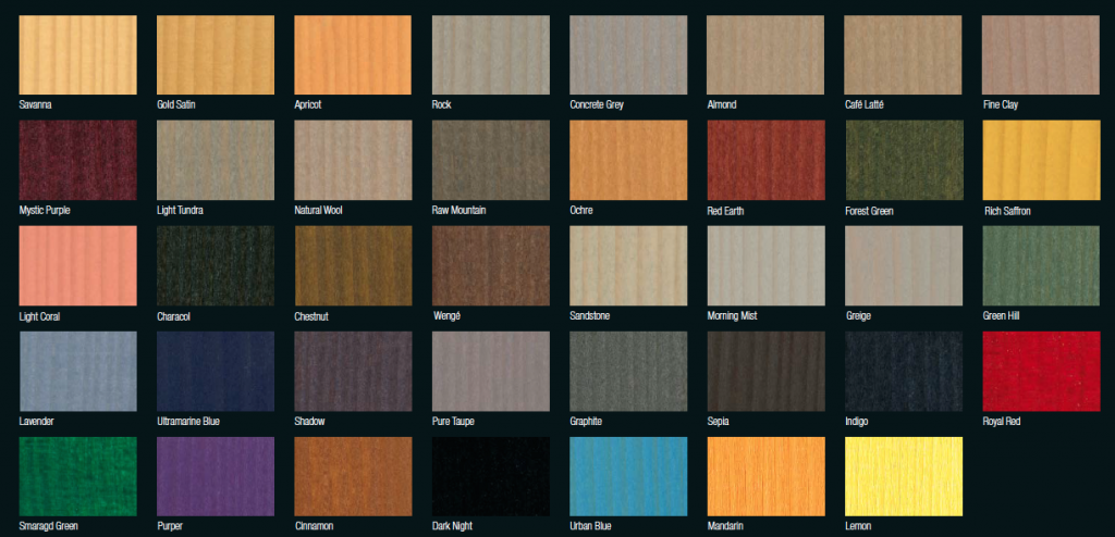 Colour card - Never Ending Impressions range