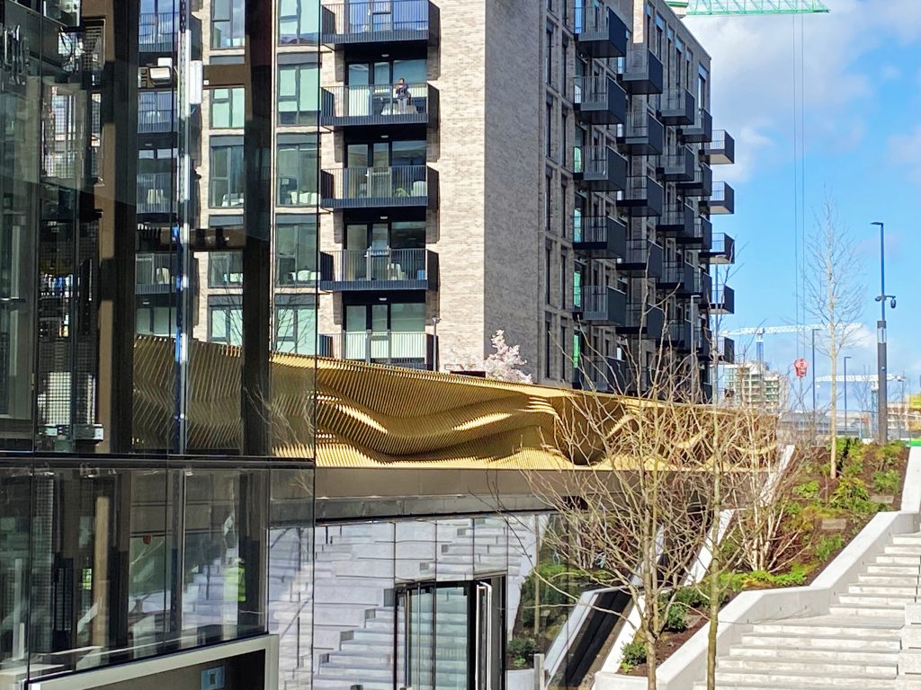 Cromadex from Carbon Paint Centre in use at Coopers Cross, North Docklands, Dublin.