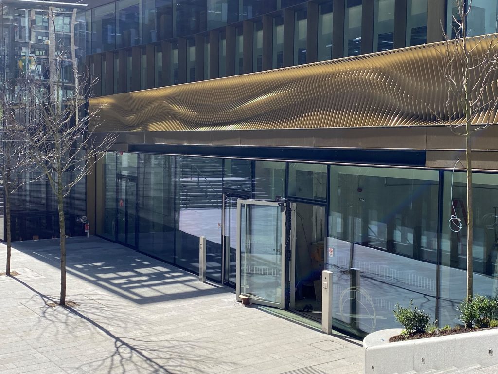 Cromadex from Carbon Paint Centre in use at Coopers Cross, North Docklands, Dublin.