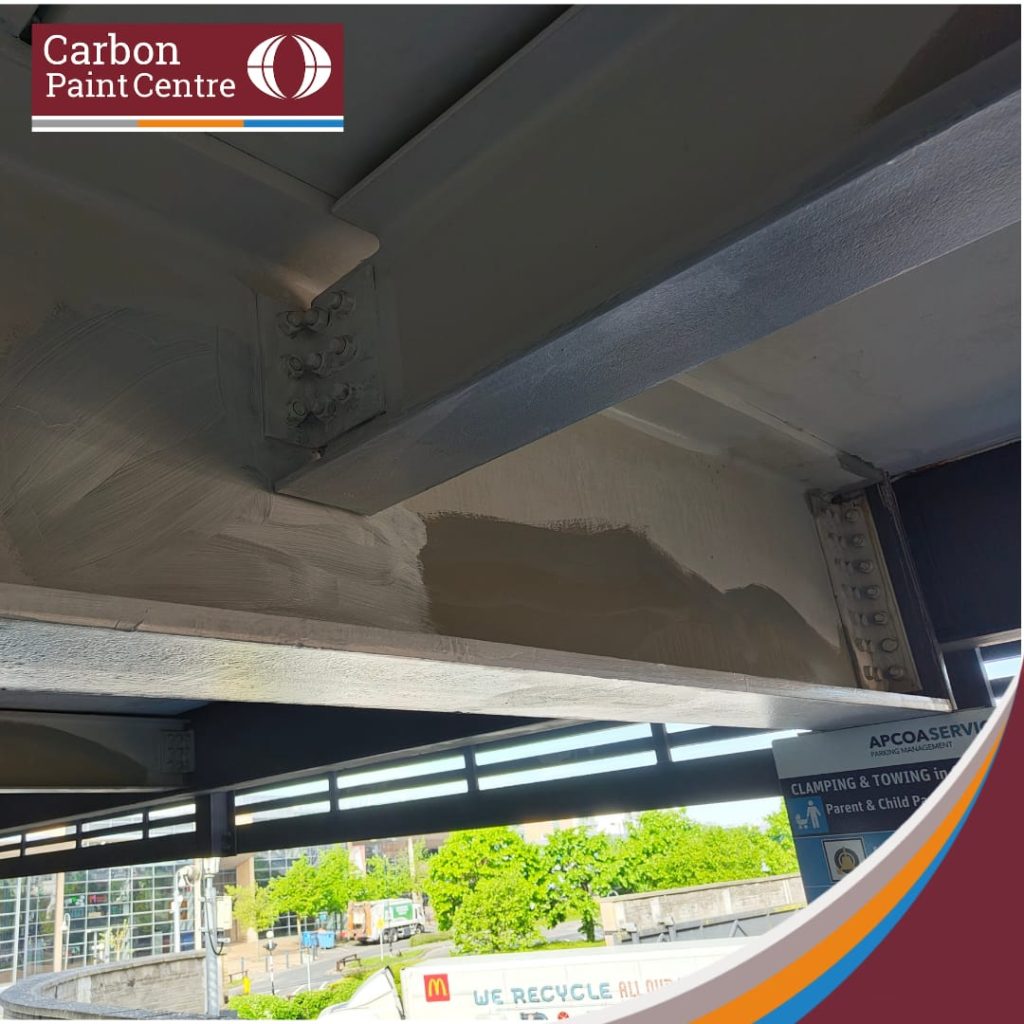 Carbon Paint Centre delivering product to Blanchardstown Shopping Centre