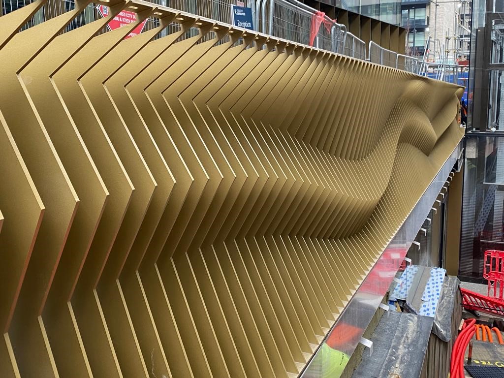 Cromadex from Carbon Paint Centre in use at Coopers Cross, North Docklands, Dublin.