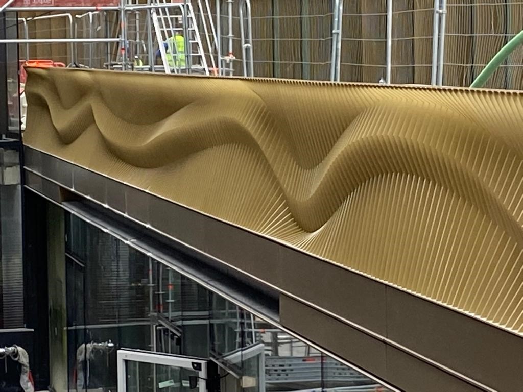 Cromadex from Carbon Paint Centre in use at Coopers Cross, North Docklands, Dublin.