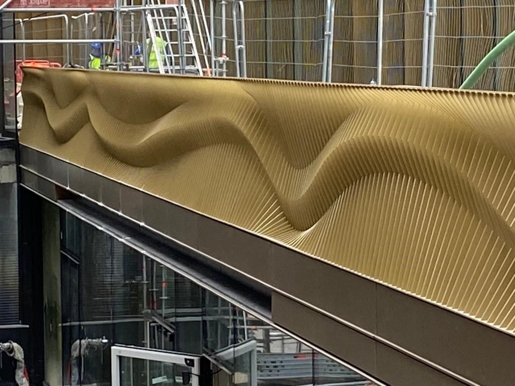 Cromadex from Carbon Paint Centre in use at Coopers Cross, North Docklands, Dublin.