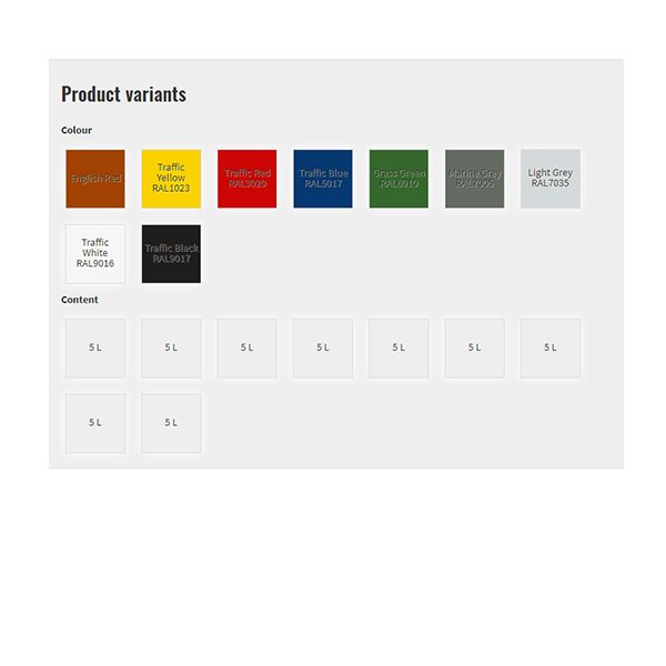 Tarmacoat colour options