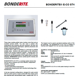 BONDERITE® E-CO ST4 - part of the Bonderite range at Carbon Paint Centre in Dublin