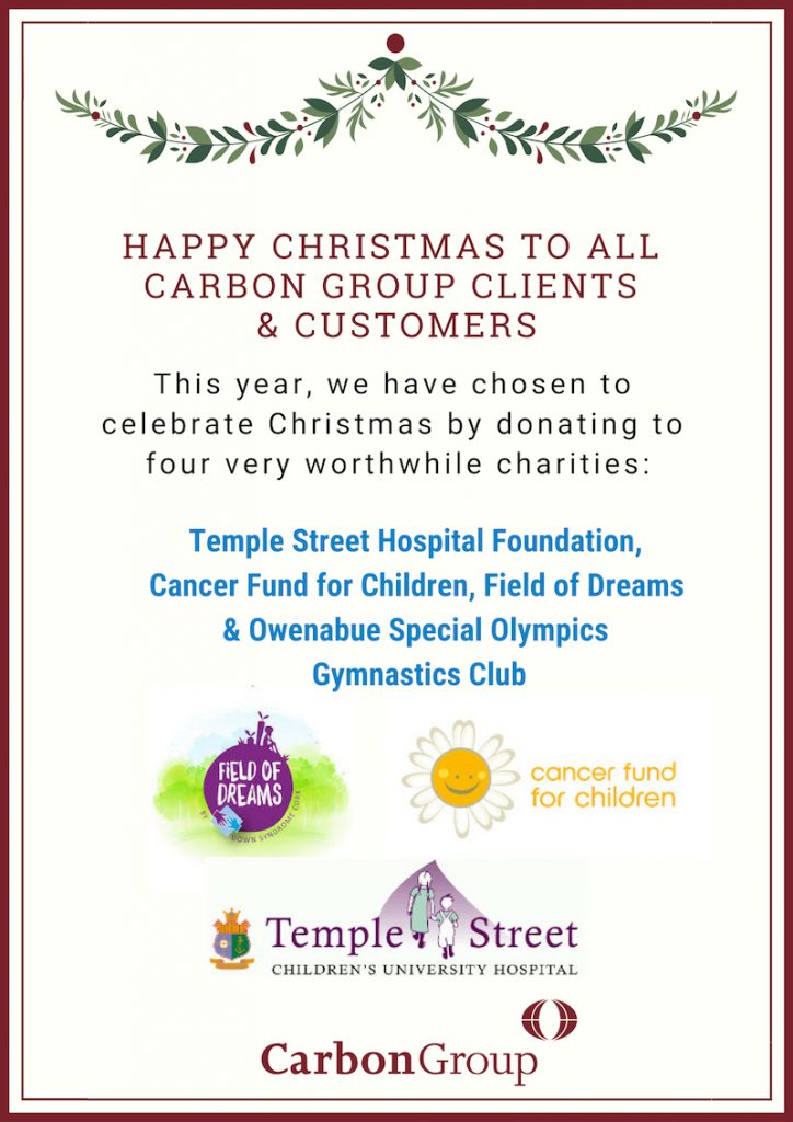 Carbon Paint Centre Christmas charity donations