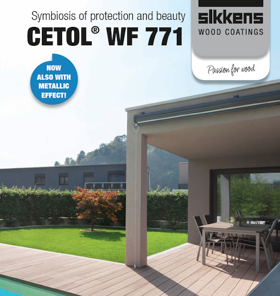Cetol by Sikkens - promo graphic for wood finishing product