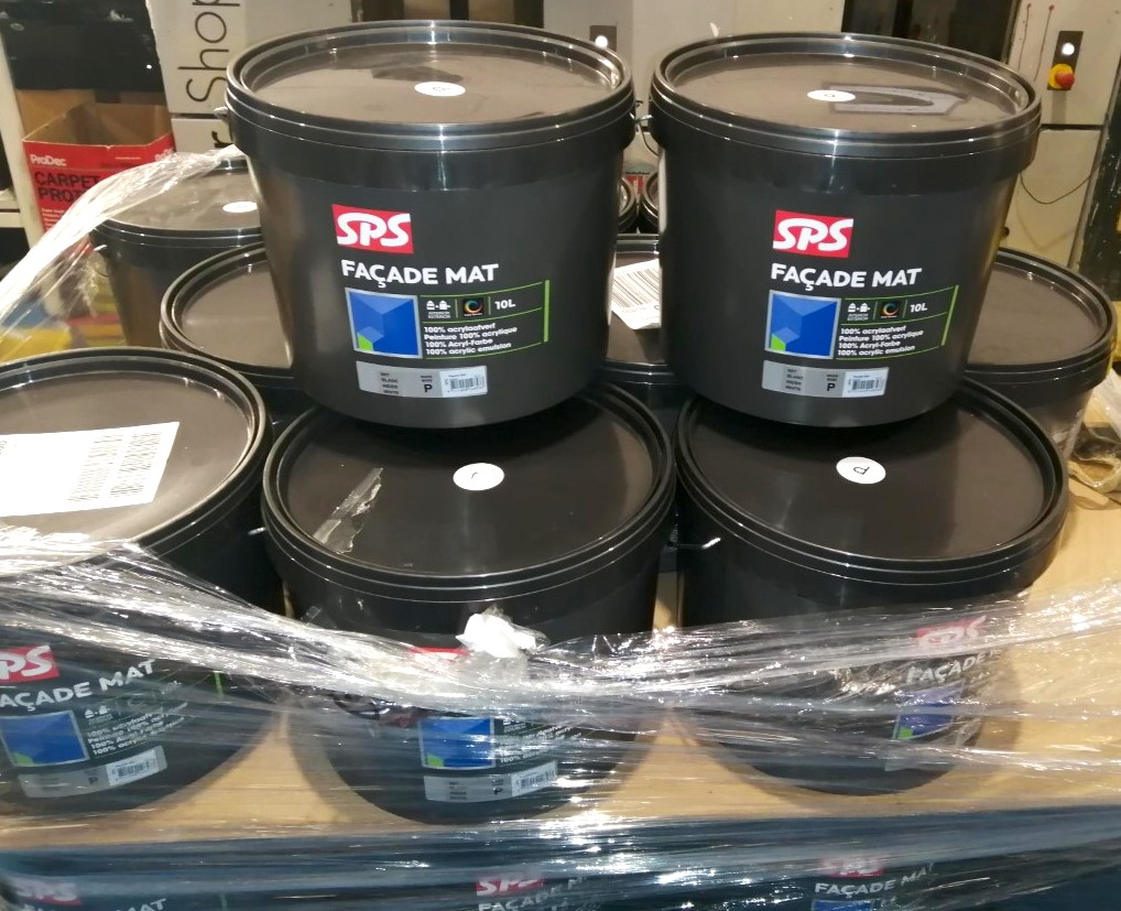 SPS PAINTS - photo of stock that has just arrived