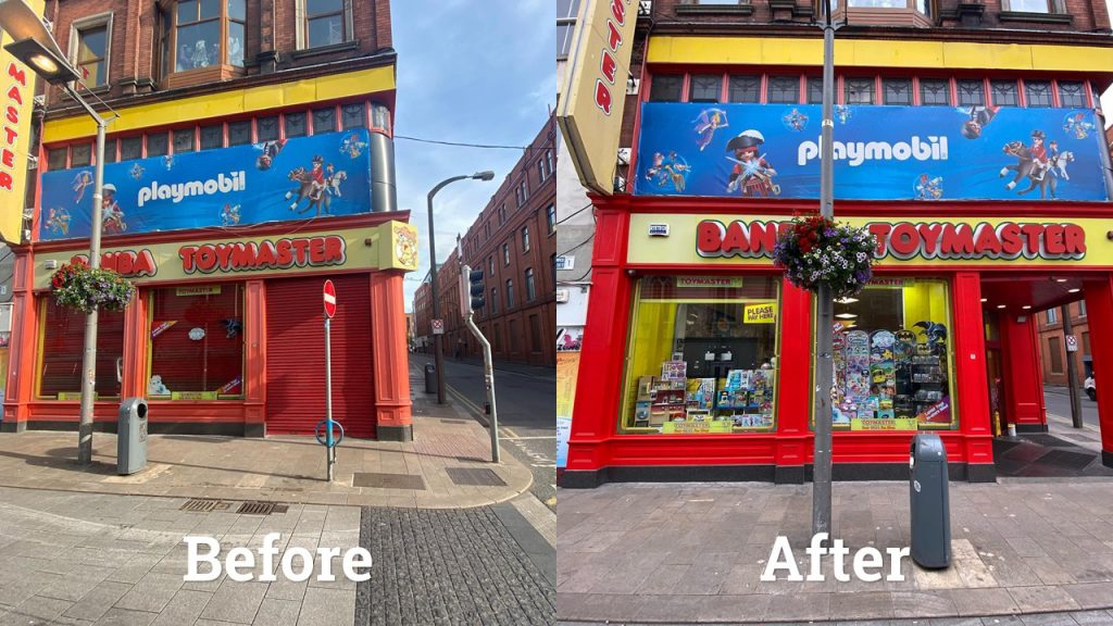 Toymaster Project - Before and After Photos