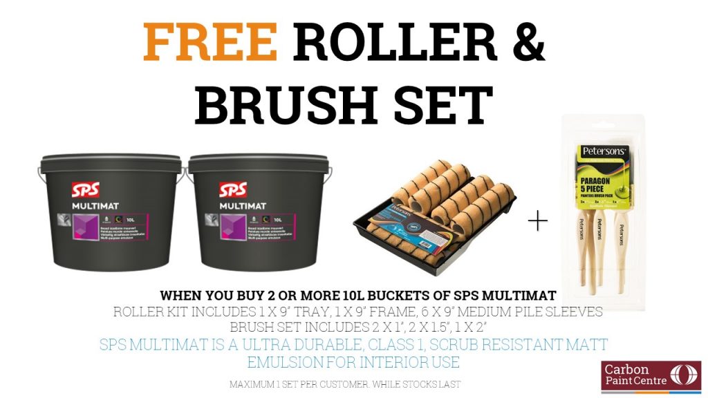 Free Roller & Brush Set Promo - SPS Products