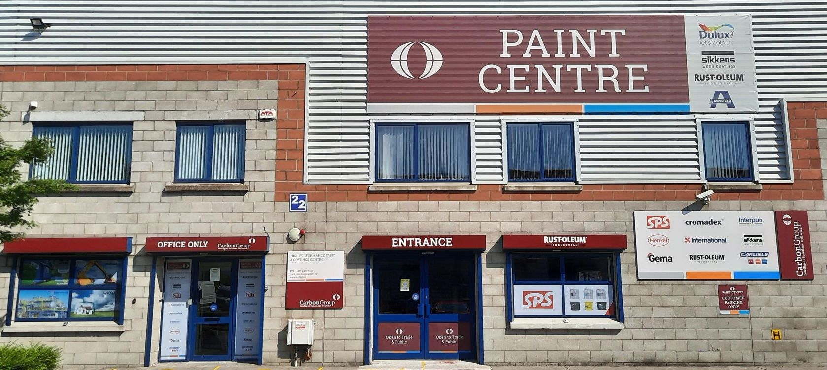 Image of Carbon Paint Centre Exterior, Finglas, Dublin 11