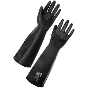 Black Gauntlet Gloves