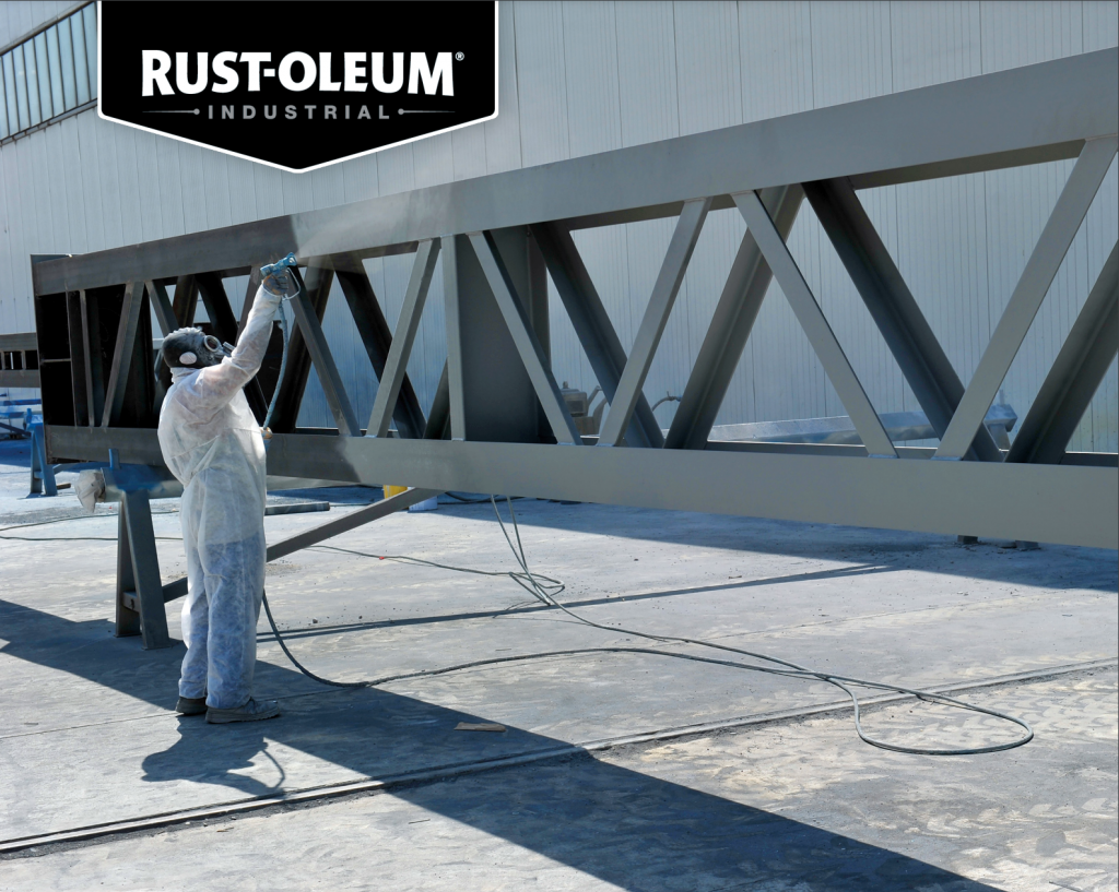 Person in protective clothing sprays Noxyde Plus