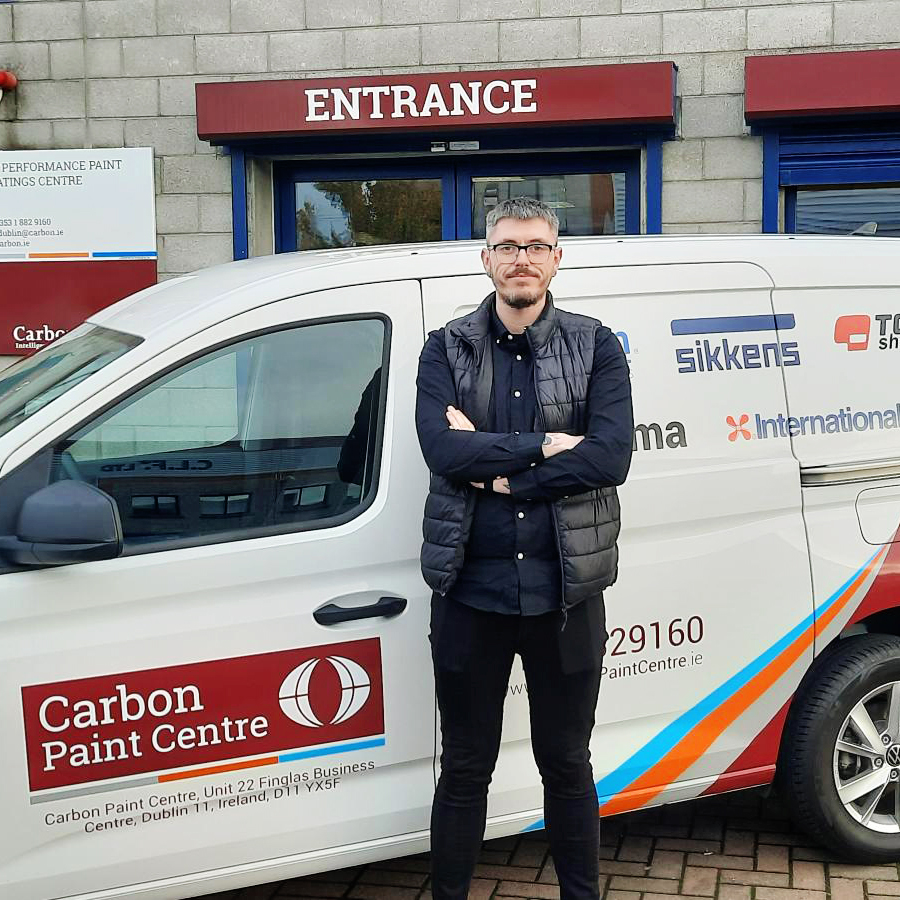 Andrew Byrne at Carbon Paint Centre
