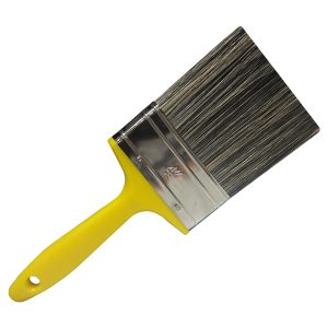 4" Yellow Flat Masonry Brush
