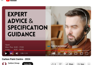 Thumbnail image for Carbon Paint Centre introductory video by Andrew Byrne.