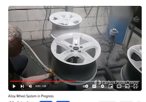 YouTube thumbnail: Alloy wheel system in action